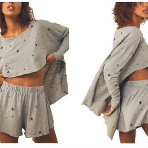 NWOT Free People Star lounge shorts